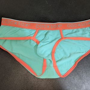 Cocksox Ocean Blue ContourPouch Sports Brief